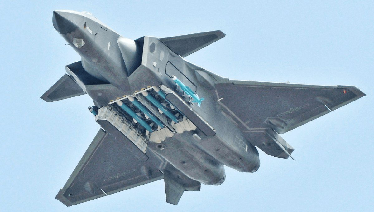 Vajra internal weapons bay with missiles visible